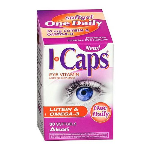 월그린 Walgreens ICaps Eye Vitamin & Mineral Supplement Softgels