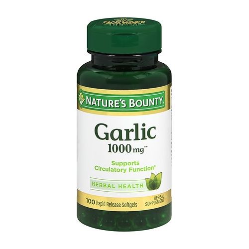 월그린 Walgreens Natures Bounty Odorless Garlic 1000 mg Dietary Supplement Softgels