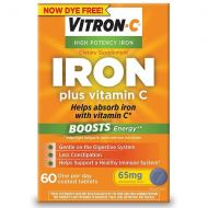 Walgreens Vitron-C Iron Supplement Plus Vitamin C, Coated Tablets
