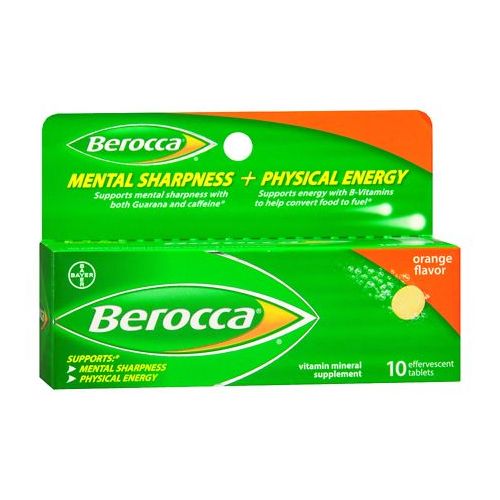 월그린 Walgreens Berocca Vitamins B and C Antioxidant Energy Tablets Orange