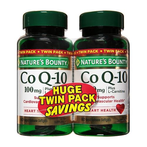 월그린 Walgreens Natures Bounty Q-Sorb CoQ10 100 mg Dietary Supplement Softgels Twinpack