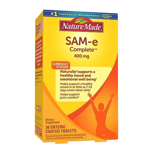 월그린 Walgreens Nature Made SAM-e Complete 400 mg Dietary Supplement Tablets