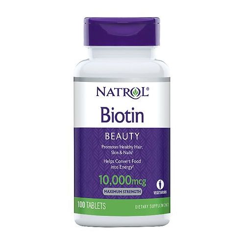 월그린 Walgreens Natrol Biotin Maximum Strength 10,000 mcg Dietary Supplement Tablets