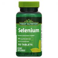 Walgreens Finest Nutrition Selenium 200 MCG Tablets