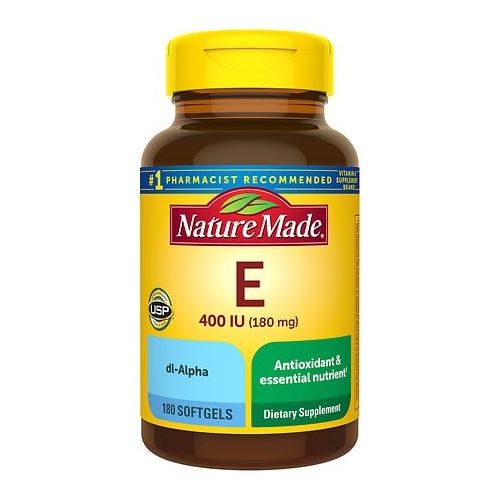월그린 Walgreens Nature Made Vitamin E 400 IU Dietary Supplement Liquid Softgels
