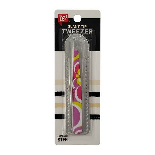 월그린 Walgreens Beauty Fashion Tweezers Slant Tip With Case