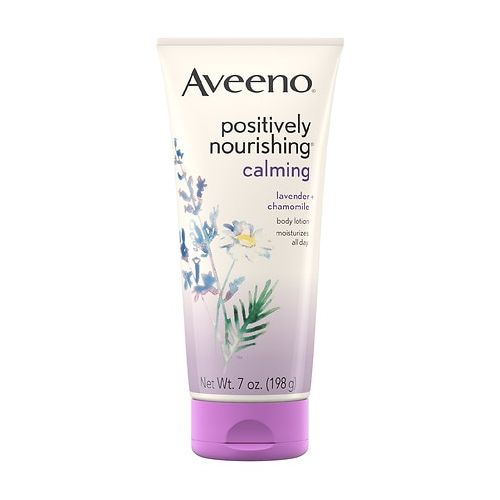 월그린 Walgreens Aveeno Active Naturals Positively Nourishing Body Lotion Calming Lavender + Chamomile