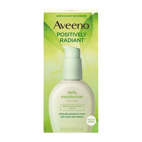 월그린 Walgreens Aveeno Active Naturals Positively Radiant Daily Moisturizer SPF 15