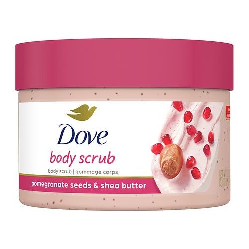 월그린 Walgreens Dove Exfoliating Body Polish Body Scrub Pomegranate Seeds & Shea Butter