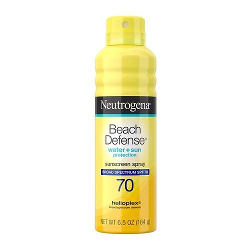 월그린 Walgreens Neutrogena Beach Defense Water + Sun Barrier Sunscreen Spray SPF 70