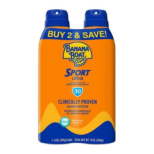 월그린 Walgreens Banana Boat Sport Performance Continuous Spray Sunscreen, SPF 30