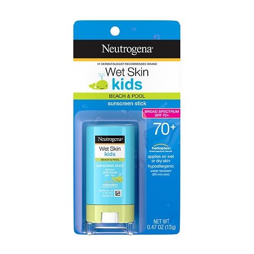 월그린 Walgreens Neutrogena Wet Skin Kids Sunscreen Stick, SPF 70
