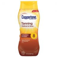 Walgreens Coppertone Tanning Lotion Sunscreen, SPF 8
