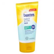 Walgreens Coppertone Defend & Care Sensitive Skin Sunscreen Face Lotion Broad Spectrum SPF 50
