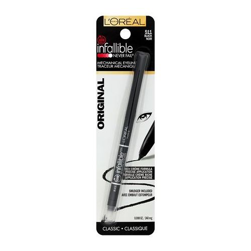 월그린 Walgreens LOreal Paris Infallible Never Fail Eyeliner,Black 511