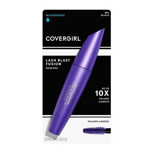 월그린 Walgreens CoverGirl LashBlast Fusion Volume + Length Waterproof Mascara,Black 890