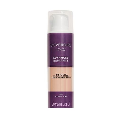 월그린 Walgreens CoverGirl Advanced Radiance SPF 10 Age-Defying Liquid Makeup Sunscreen,Natural Ivory 115