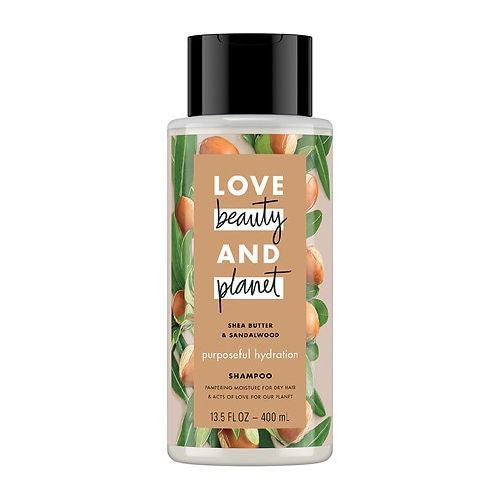 월그린 Walgreens Love, Beauty & Planet Purposeful Hydration Shampoo Shea Butter & Sandalwood