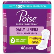 Walgreens Poise Incontinence Liners, Very Light Absorbency Regular Length