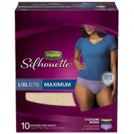 Walgreens Depend Silhouette Incontinence Briefs for Women, Maximum Absorbency LargeExtra Large Soft Peach & Light Blue