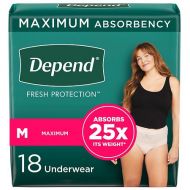 Walgreens Depend Fit-Flex Incontinence Underwear for Women, Maximum Absorbency Medium