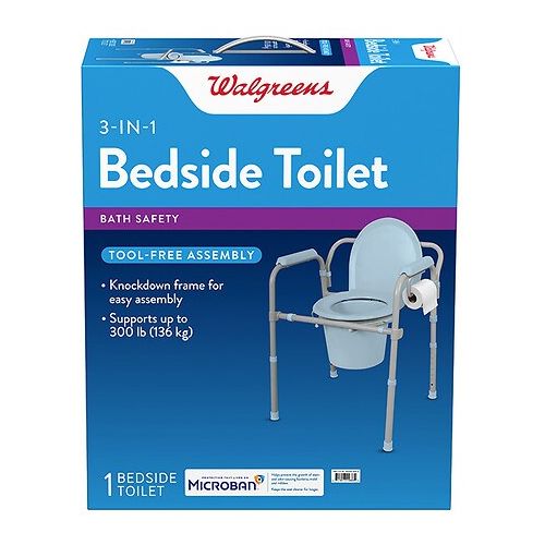 월그린 Walgreens Bedside Toilet with Microban