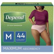 Walgreens Depend Fit- Flex Incontinence Underwear for Women, Maximum Absorbency Medium Tan