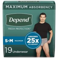 Walgreens Depend Incontinence Underwear for Men, Maximum Absorbency SM