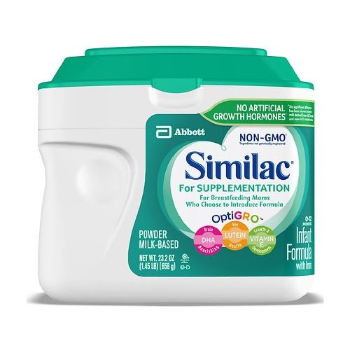 월그린 Walgreens Similac For Supplementation Infant Formula with Iron, Powder