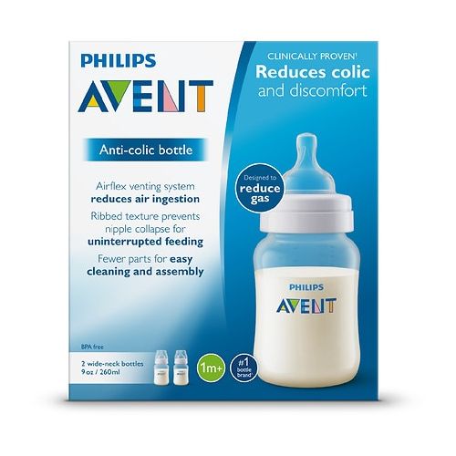 월그린 Walgreens Philips Avent Anti-Colic Baby Bottle (SCF40327) Clear