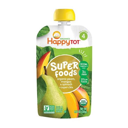 월그린 Walgreens Happy Tots Organic Superfoods Spinach, Mango & Pear