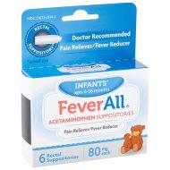 Walgreens FeverAll Infant Suppositories 80mg