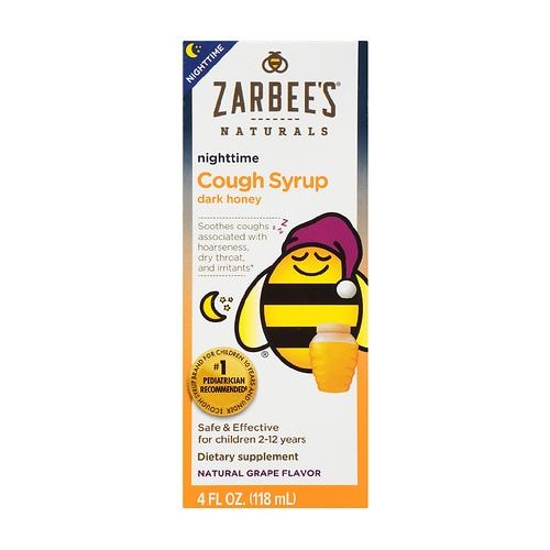 월그린 Walgreens ZarBees Naturals Childrens Nighttime Cough Syrup Grape