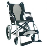 Walgreens Karman 18 inch Aluminum Lightweight Transport Chair Silver