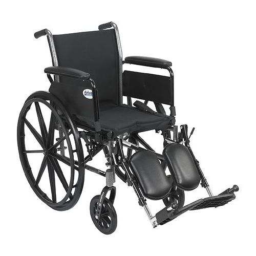 월그린 Walgreens Drive Medical Cruiser III Lightweight Wheelchair w Flip Back Removable Full Arms and Leg Rest 16 Inch