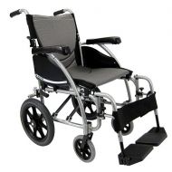 Walgreens Karman 20 inch Transport Wheelchair with Swing-Away Footrests