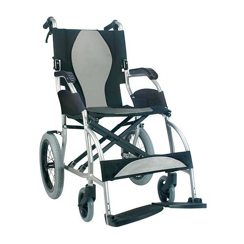 월그린 Walgreens Karman 16 inch Ultra Lightweight Transport Wheelchair with Companion Hill Brakes