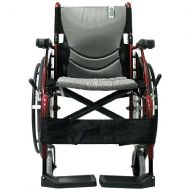 Walgreens Karman 16in Seat Ultra Lightweight Ergonomic Wheelchair Red