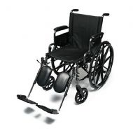 Walgreens Everest & Jennings Traveler Lightweight Wheelchair with Flip Back Desk Arm & Elevate Leg Rests 20 x 16