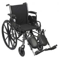 Walgreens Drive Medical Cruiser III Lightweight Wheelchair w Flip Back Removable Desk Arms and Leg Rest 16 Inch
