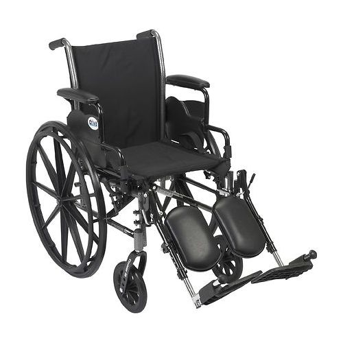 월그린 Walgreens Drive Medical Cruiser III Lightweight Wheelchair w Flip Back Removable Desk Arms and Leg Rest 16 Inch