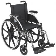 Walgreens Drive Medical Viper Wheelchair with Flip Back Removable Desk Arms and Swing Away Footrest 14 Inch