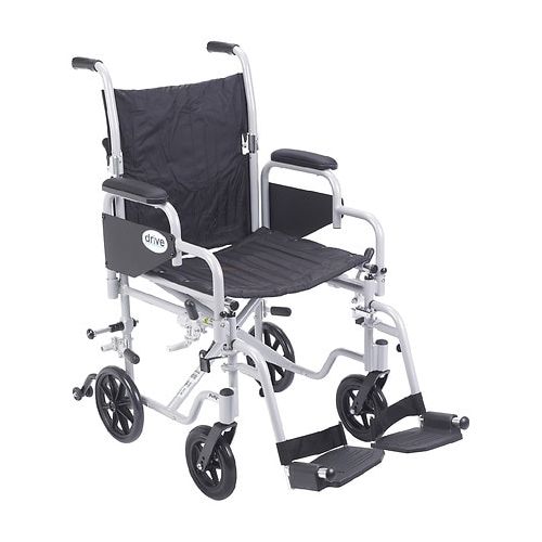 월그린 Walgreens Drive Medical Poly-Fly High Strength Lightweight Wheelchair  Transport Chair 18 18 Inch