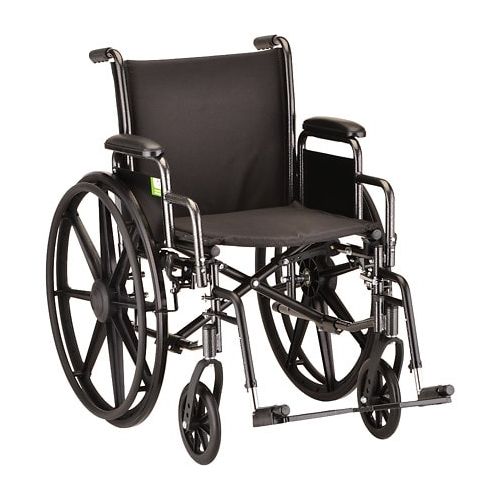 월그린 Walgreens Nova 16 inch Steel Wheelchair with Detachable Arms and Elevating Legrests
