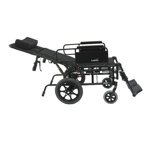 월그린 Walgreens Karman 20in Seat Lightweight Reclining Transport Wheelchair