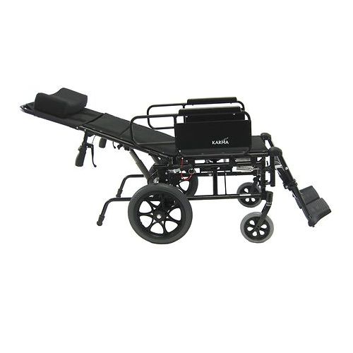 월그린 Walgreens Karman 16in Seat Lightweight Reclining Transport Wheelchair