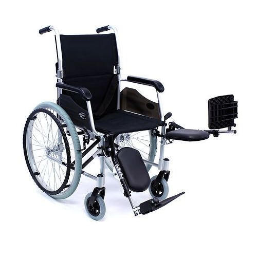 월그린 Walgreens Karman Ultra Lightweight Wheelchair with Elevating Legrest Seat 18x16 Silver