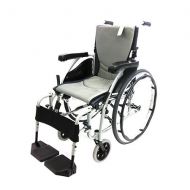 Walgreens Karman 16 inch Aluminum Wheelchair with Flip-Back Armrests, 29lbs Silver