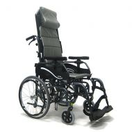 Walgreens Karman 16 inch Tilt in Space Reclining Aluminum Wheelchair, 38 lbs. Black