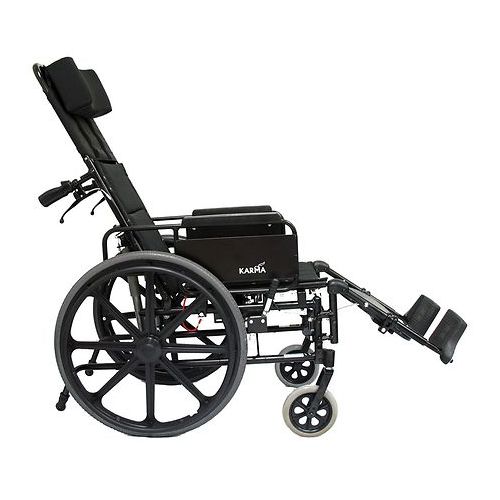 월그린 Walgreens Karman 22 inch Lightweight Reclining Wheelchair with Removable Desk Armrest